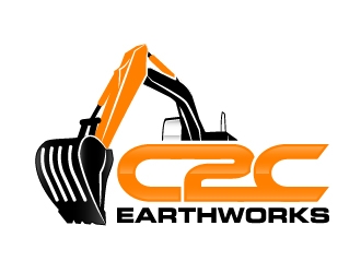 C2C earthworks logo design by karjen