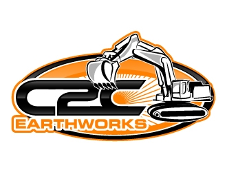 C2C earthworks logo design by karjen