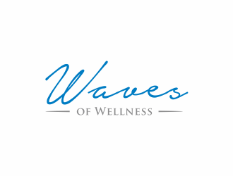 Waves of Wellness logo design by ammad