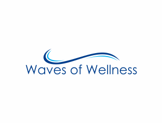 Waves of Wellness logo design by ammad