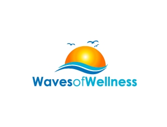 Waves of Wellness logo design by Marianne