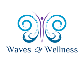 Waves of Wellness logo design by Coolwanz