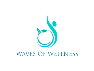 Waves of Wellness logo design by DiDdzin
