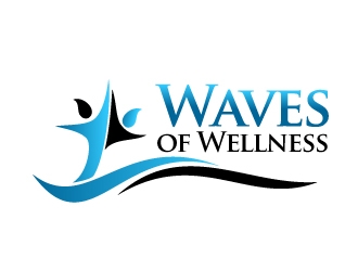 Waves of Wellness logo design by Dawnxisoul393