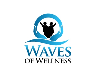 Waves of Wellness logo design by Dawnxisoul393