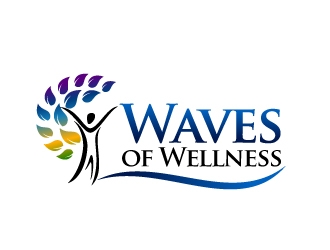 Waves of Wellness logo design by Dawnxisoul393