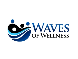 Waves of Wellness logo design by Dawnxisoul393