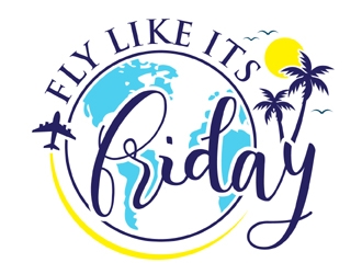 FLYLIKEITSFRIDAY logo design by MAXR