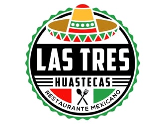 Las Tres Huastecas Restaurante Mexicano logo design by MAXR