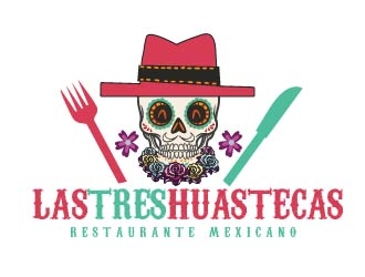 Las Tres Huastecas Restaurante Mexicano logo design by shravya