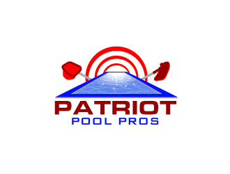 Patriot Pool Pros logo design by yurie