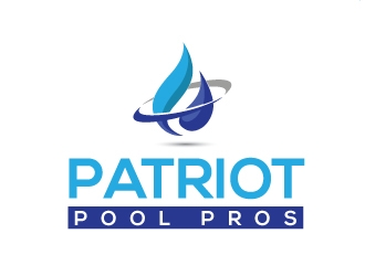 Patriot Pool Pros logo design by Upoops