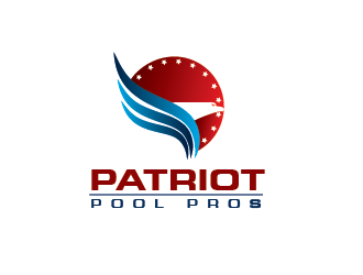 Patriot Pool Pros logo design by SiliaD