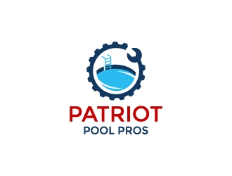 Patriot Pool Pros logo design by Anizonestudio