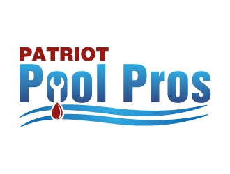 Patriot Pool Pros logo design by MUSANG