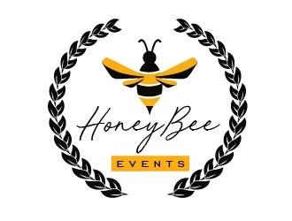 HoneyBee Events logo design by shravya