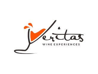 Veritas Wine Experiences logo design by yeve