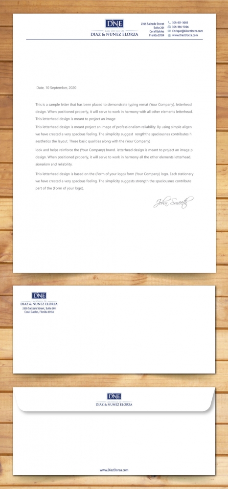 Law Office of Diaz & Nunez Elorza logo design by Boomstudioz