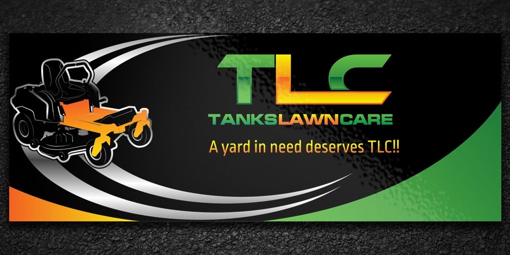 Tanks Lawn Care logo design by Boomstudioz