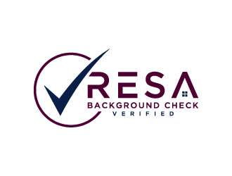 RESA Background Check Verified  logo design by denfransko