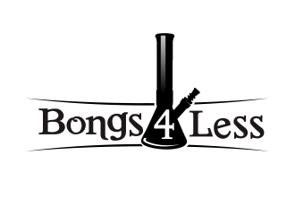 Bongs4Less logo design by YONK