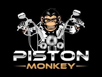 www.pistonmonkey.com logo design by Kyo25