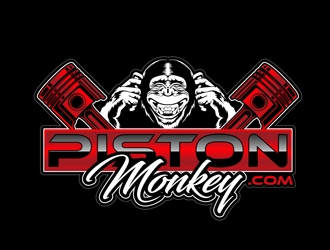 www.pistonmonkey.com logo design by DreamLogoDesign