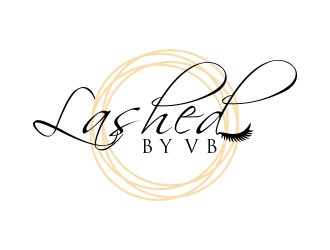 Lashed By VB  logo design by RIANW