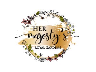 Her Majestys Royal Gardens logo design by torresace