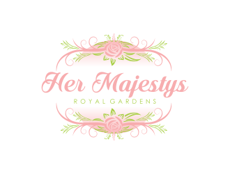 Her Majestys Royal Gardens logo design by DelvinaArt