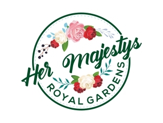 Her Majestys Royal Gardens logo design by berkahnenen