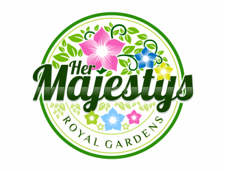 Her Majestys Royal Gardens logo design by mutafailan
