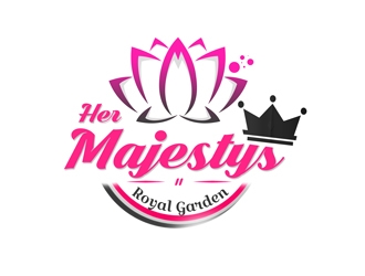 Her Majestys Royal Gardens logo design by Arrs