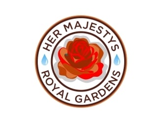 Her Majestys Royal Gardens logo design by careem