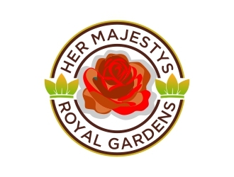 Her Majestys Royal Gardens logo design by careem