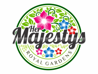 Her Majestys Royal Gardens logo design by mutafailan