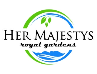 Her Majestys Royal Gardens logo design by jetzu