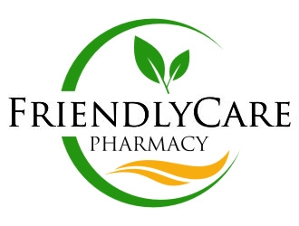 FriendlyCare Pharmacy logo design by jetzu