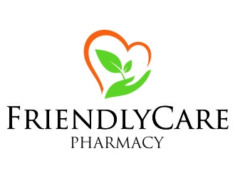 FriendlyCare Pharmacy logo design by jetzu