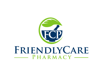 FriendlyCare Pharmacy logo design by bloomgirrl