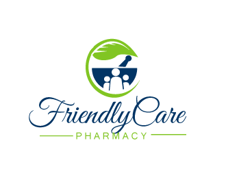 FriendlyCare Pharmacy logo design by bloomgirrl