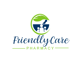 FriendlyCare Pharmacy logo design by bloomgirrl