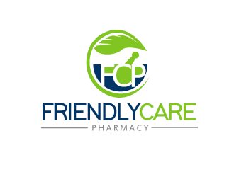 FriendlyCare Pharmacy logo design by bloomgirrl