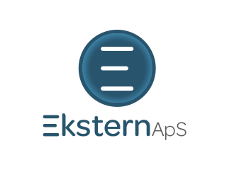 Ekstern ApS logo design by BeDesign