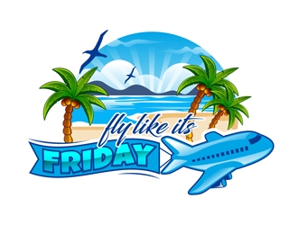 FLYLIKEITSFRIDAY logo design by DreamLogoDesign