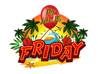 FLYLIKEITSFRIDAY logo design by DreamLogoDesign