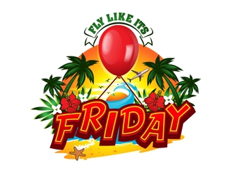 FLYLIKEITSFRIDAY logo design by DreamLogoDesign