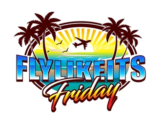 FLYLIKEITSFRIDAY logo design by DreamLogoDesign