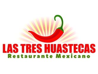 Las Tres Huastecas Restaurante Mexicano logo design by ElonStark