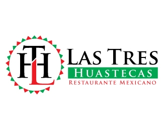 Las Tres Huastecas Restaurante Mexicano logo design by REDCROW